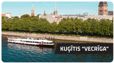 Atpūtas kuģītis VECRĪGA braucienam pa Daugavu